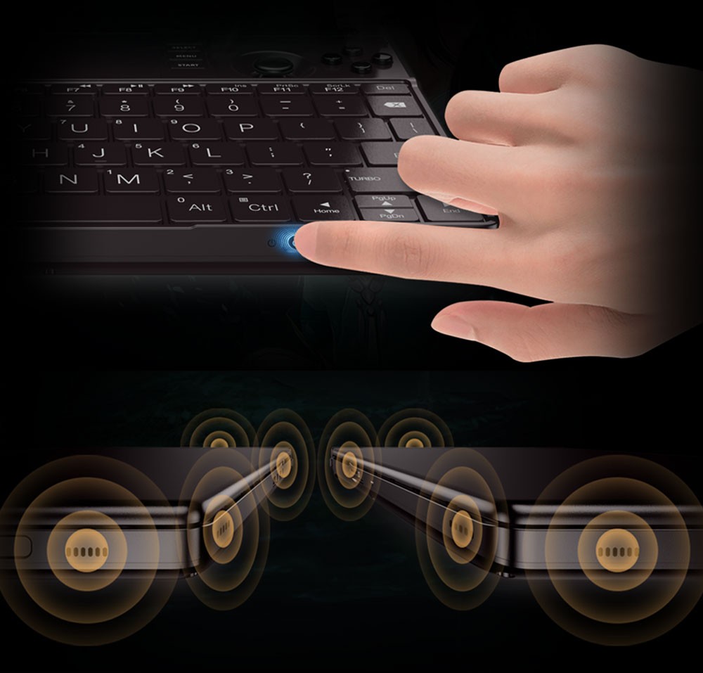 GPD Max 2 2023 Handheld Game Laptop AMD Ryzen 7 7840U Processor up to 5.1GHz, 64GB LPDDR5 2TB SSD Windows 11 WiFI 6 - EU