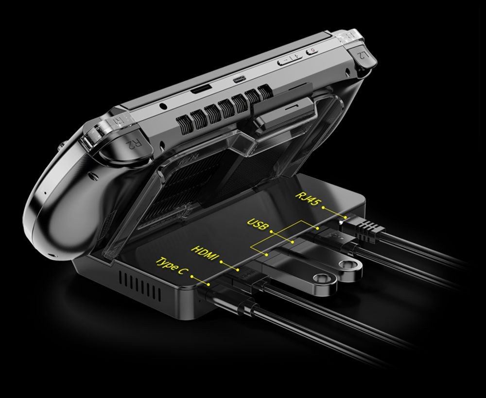 GPD Win 4 Handheld Game Laptop AMD Ryzen 5 7640U Processor up to 4.9GHz, 16GB LPDDR5 512GB SSD Windows 11 5G WiFi - EU