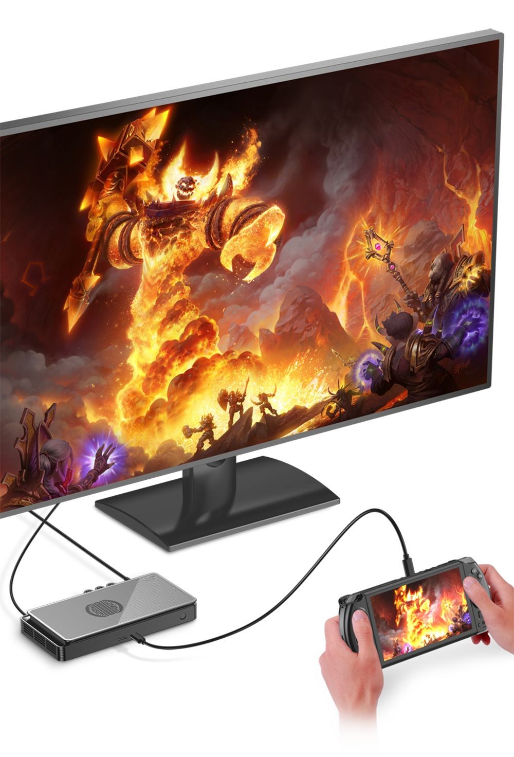 GPD Win 4 Handheld Game Laptop AMD Ryzen 7 7840U Processor up to 5.1GHz, 32GB LPDDR5 512GB SSD Windows 11 5G WiFi - US Black