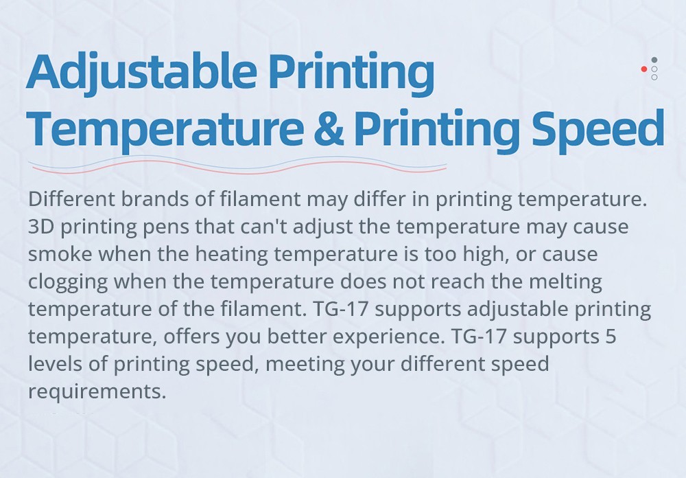 Geeetech TG17 3D Printing Pen with PLA Filament, Printing ABS / PLA / PCL