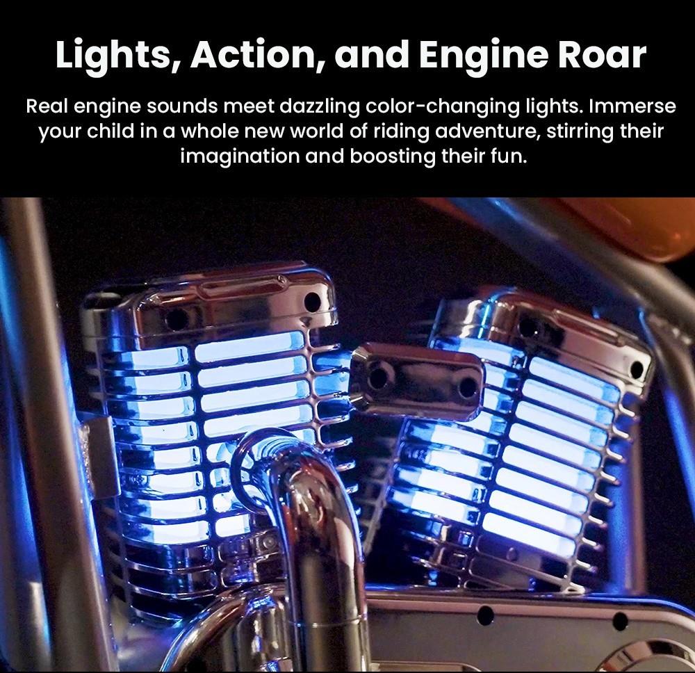 HYPER GOGO Cruiser 12 Plus with APP Electric Motorcycle for Kids