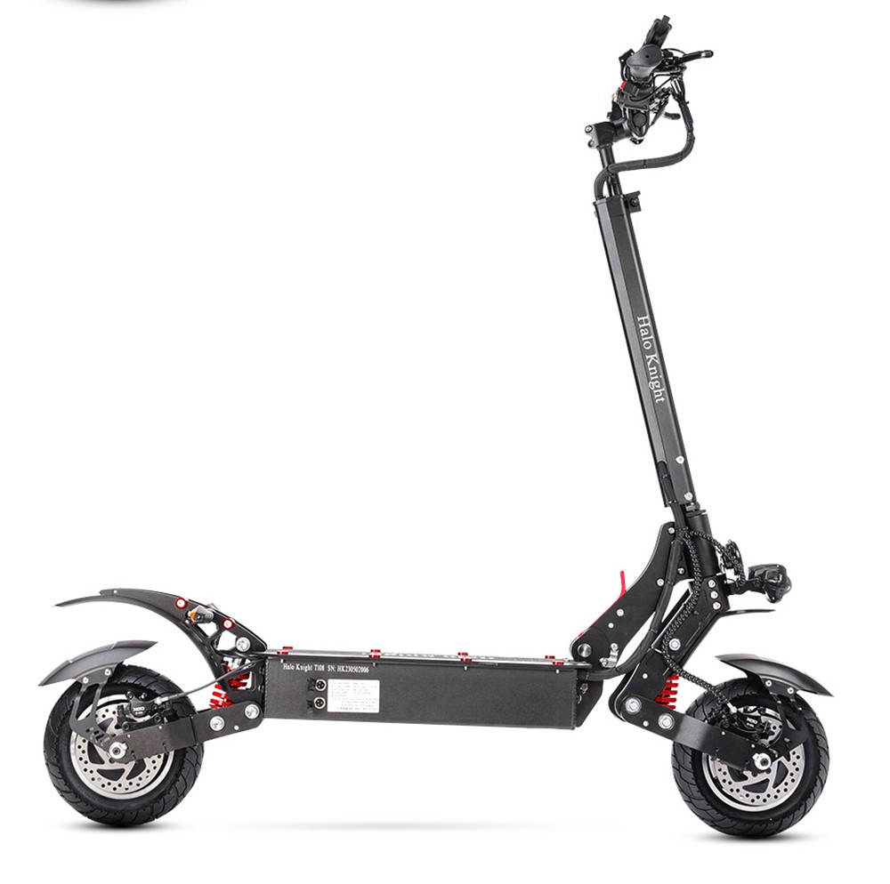 Halo Knight T108 Electric Scooter 10 inch Road Tires 1000W*2 Motor 65km/h Max Speed 52V 28.8Ah batéria Max. dojazd 60km