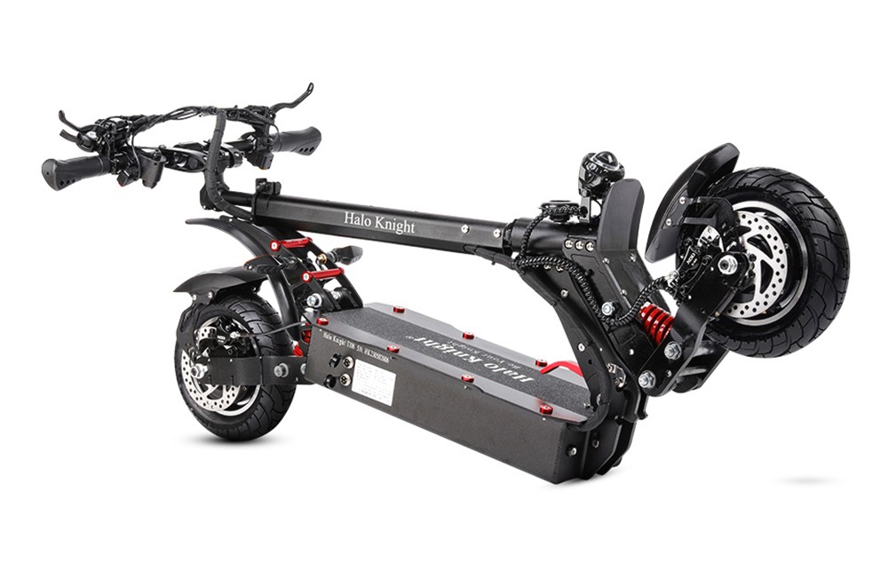 Halo Knight T108 Electric Scooter 10 inch Road Tires 1000W*2 Motor 65km/h Max Speed 52V 28.8Ah batéria Max. dojazd 60km