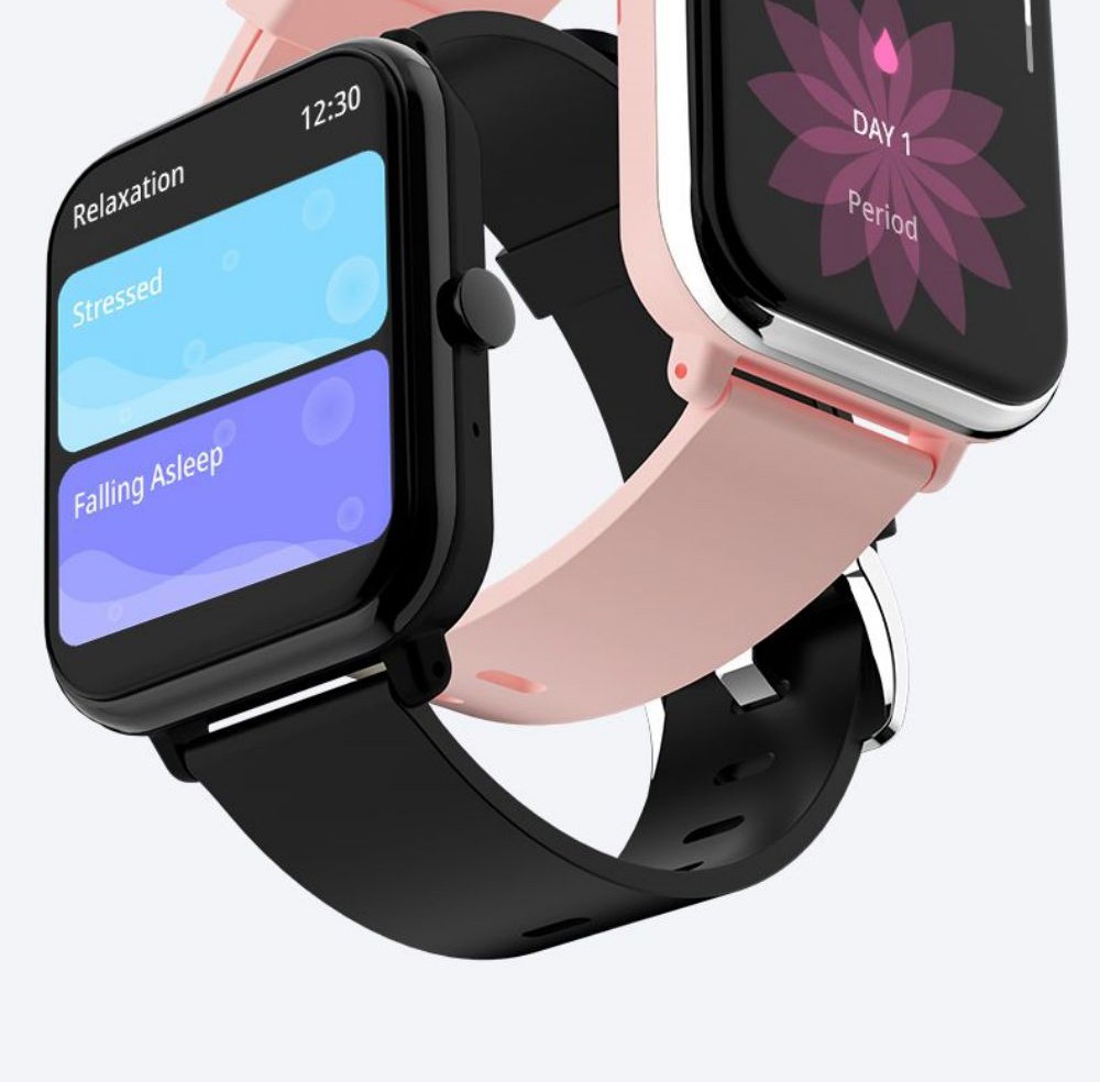 I3E Smartwatch Bluetooth Call 1.81in Full Touch Screen IP68 Waterproof Fitness Tracker Health Monitor VoiceAssistant