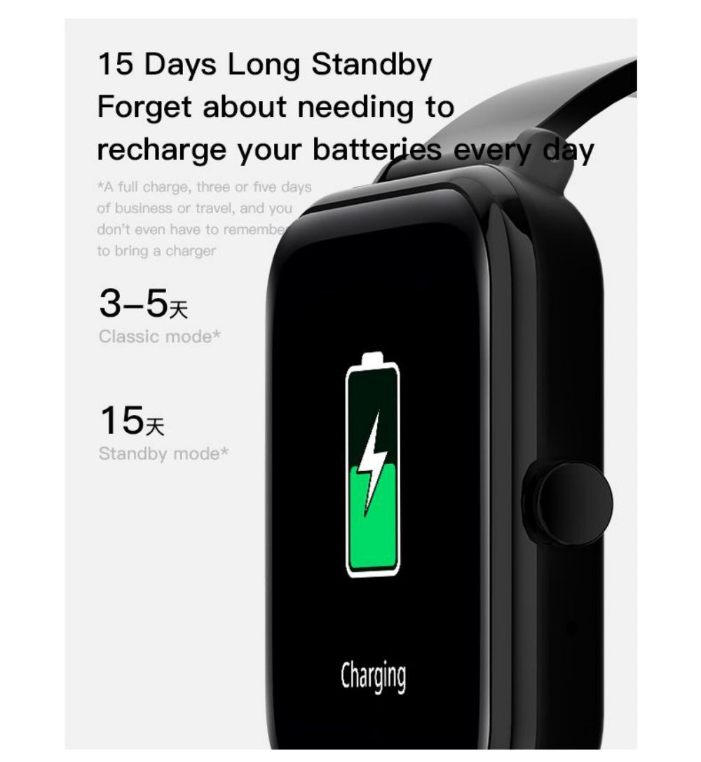 I3E Smartwatch Bluetooth Call 1.81in Full Touch Screen IP68 Waterproof Fitness Tracker Health Monitor VoiceAssistant