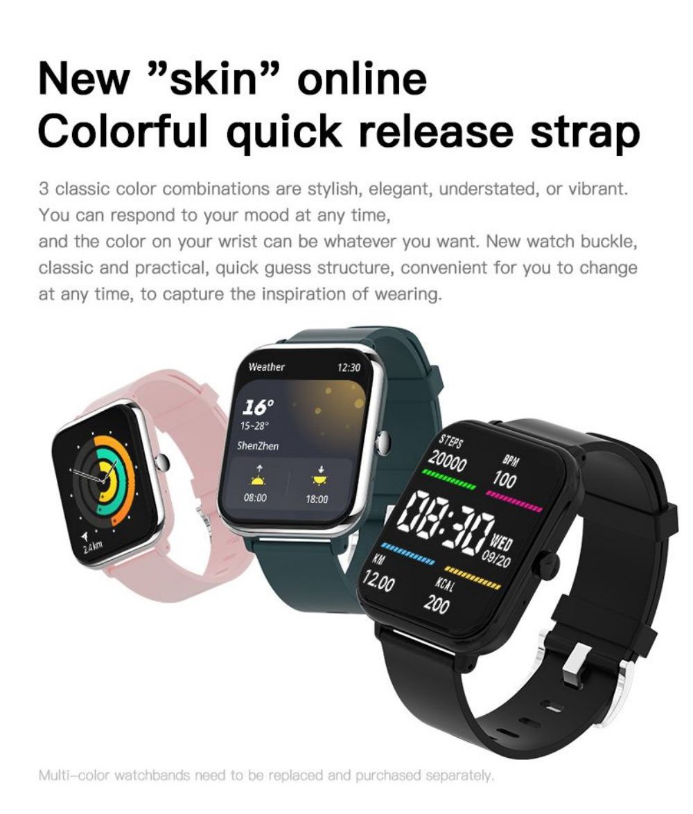 I3E Smartwatch Bluetooth Call 1.81in Full Touch Screen