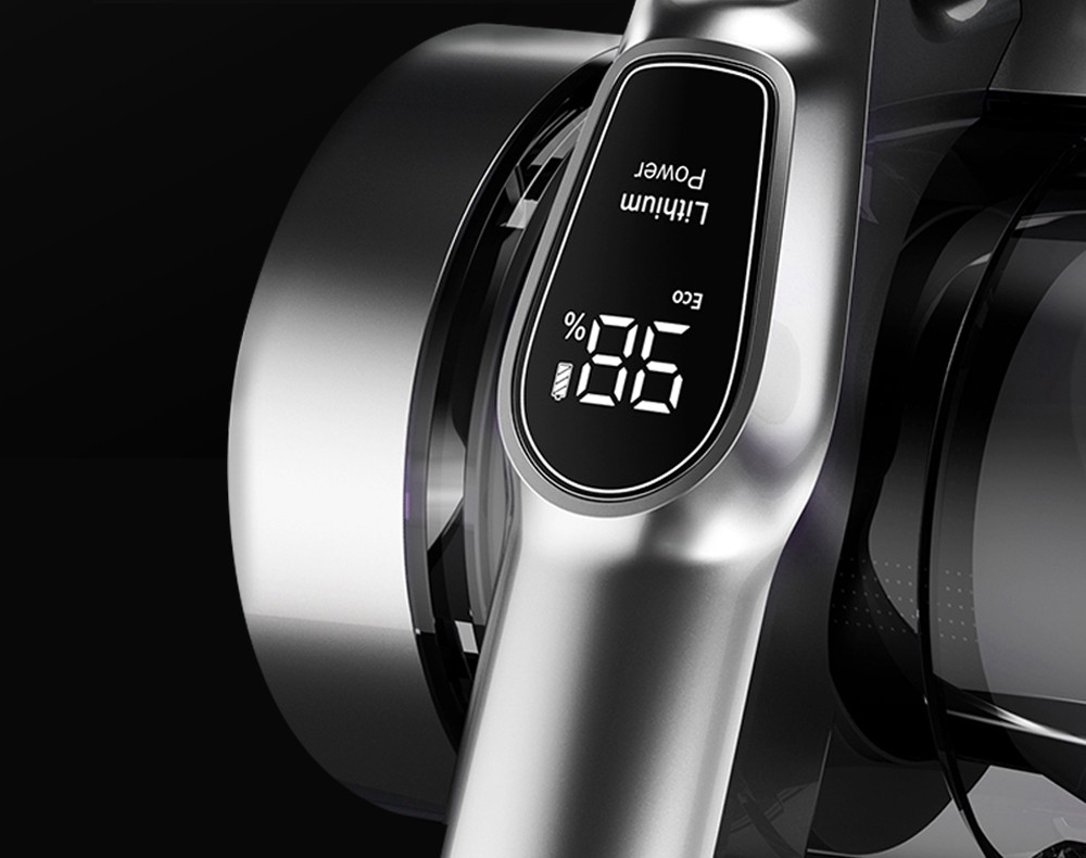 Refurbished JIMMY H9 Pro Mopping Version Handheld Cordless Vacuum Cleaner 2 in 1 Vacuuming Mopping 200AW 25000Pa Powerful Suction, 80 Minutes Run Time, 200ml Water Tank, Auto Power Adjust LED Display Removable Battery With Rechargeable Stand Holder