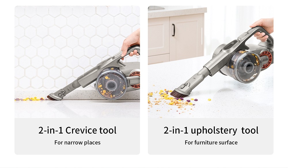 Refurbished JIMMY H9 Pro Mopping Version Handheld Cordless Vacuum Cleaner 2 in 1 Vacuuming Mopping 200AW 25000Pa Powerful Suction, 80 Minutes Run Time, 200ml Water Tank, Auto Power Adjust LED Display Removable Battery With Rechargeable Stand Holder