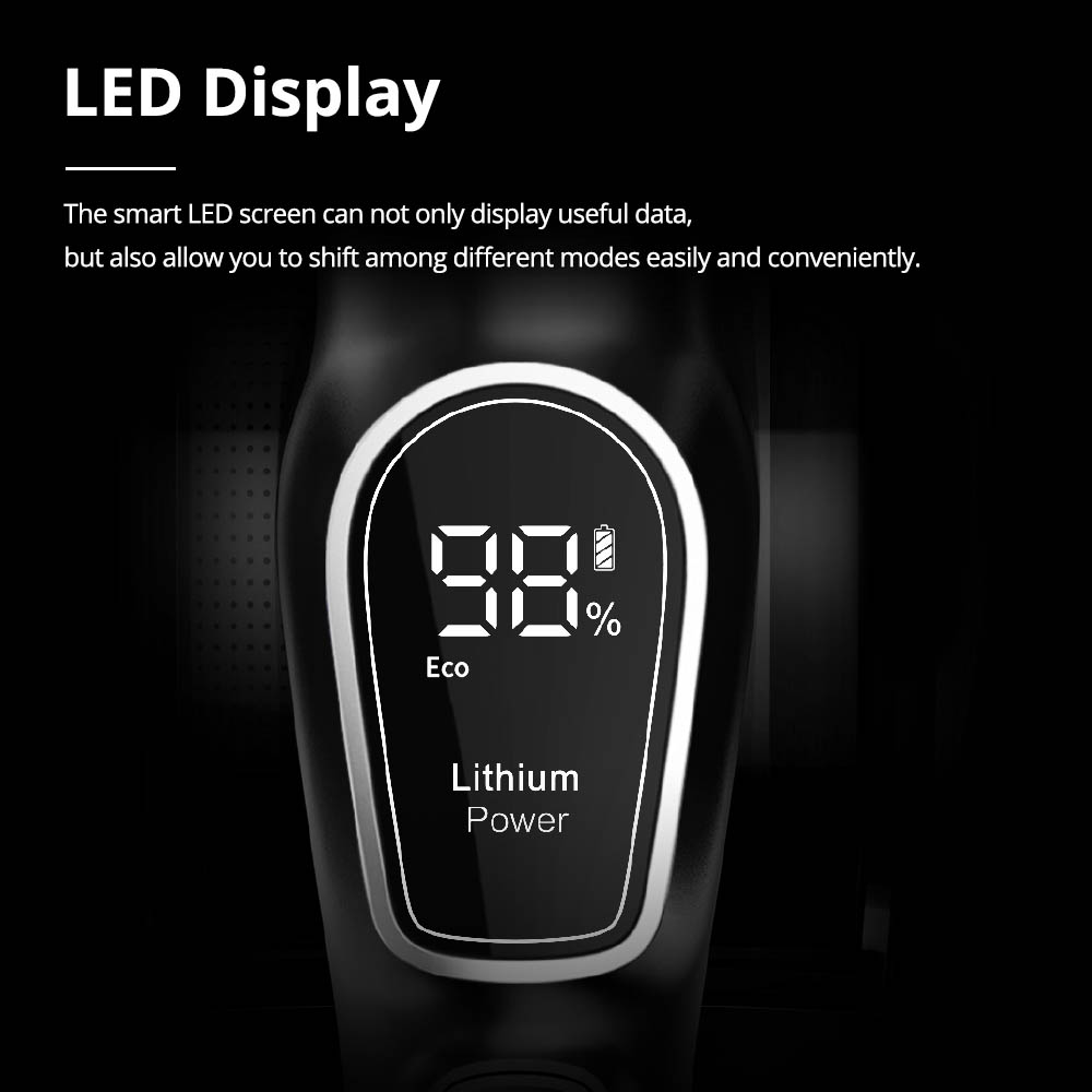 Refurbished JIMMY JV85 Smart Cordless Handheld Vacuum Cleaner 185AW Suction 2500mAh Removable Battery 60 Minutes Running Time 600ml Dust Capacity 3 Modes LED Display - Blue