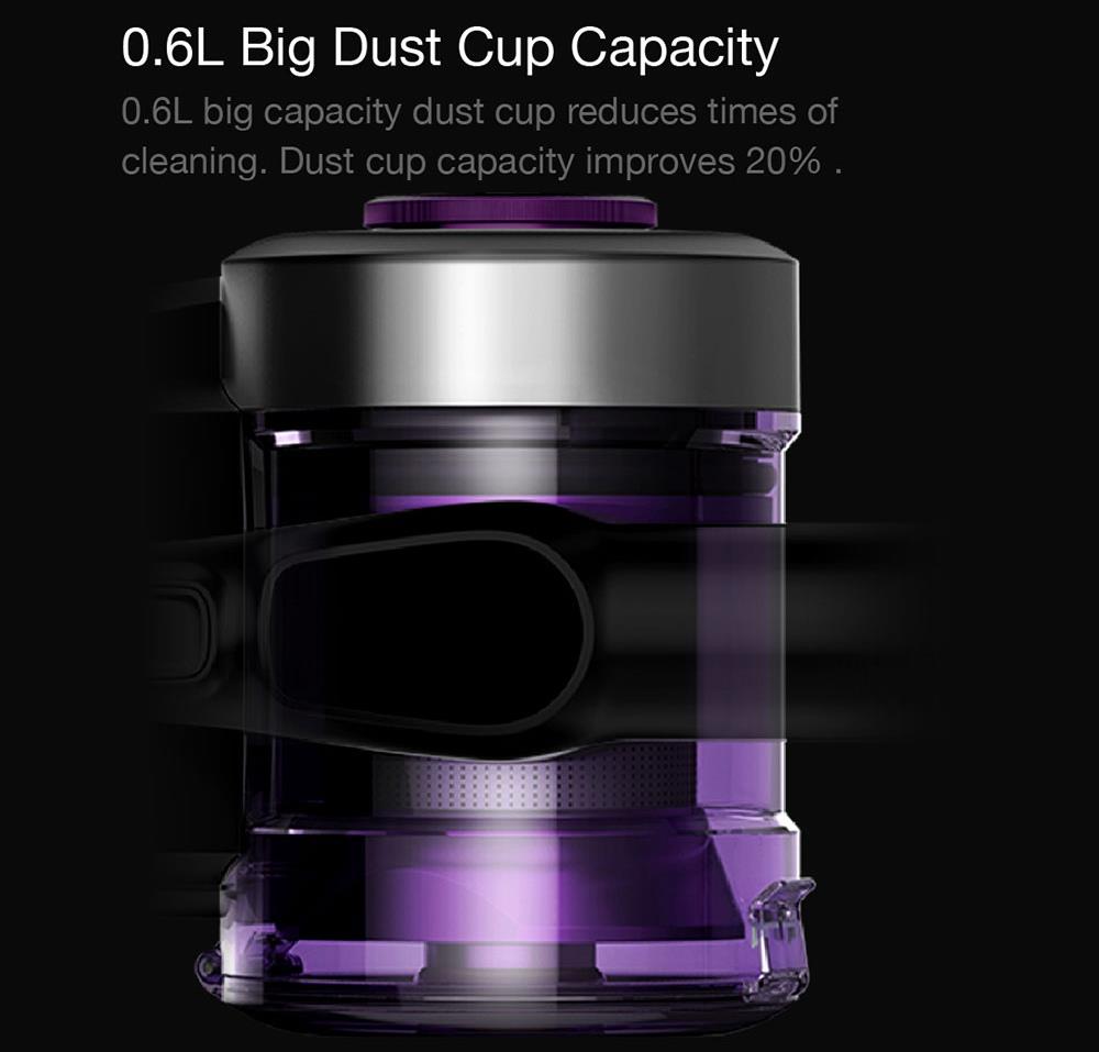 Refurbished Xiaomi JIMMY JV85 Pro Handheld Wireless Vacuum Cleaner 200AW 8pcsx2500mAh LED Disply Screen 70Mins Run Time - Purple