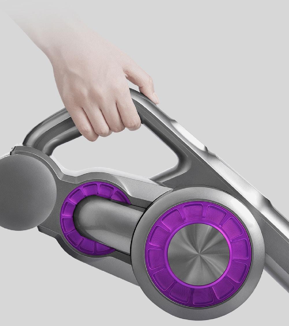 Refurbished Xiaomi JIMMY JV85 Pro Handheld Wireless Vacuum Cleaner 200AW 8pcsx2500mAh LED Disply Screen 70Mins Run Time - Purple