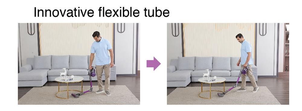 Refurbished Xiaomi JIMMY JV85 Pro Handheld Wireless Vacuum Cleaner 200AW 8pcsx2500mAh LED Disply Screen 70Mins Run Time - Purple