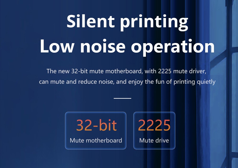 KINGROON KP3S Pro S1 3D Printer, Direct Extruder, 100mm/s Max Printing Speed, Mute Printing, 32-bit Motherboard, Resume Printing, Pre-Assembly, 200*200*200mm