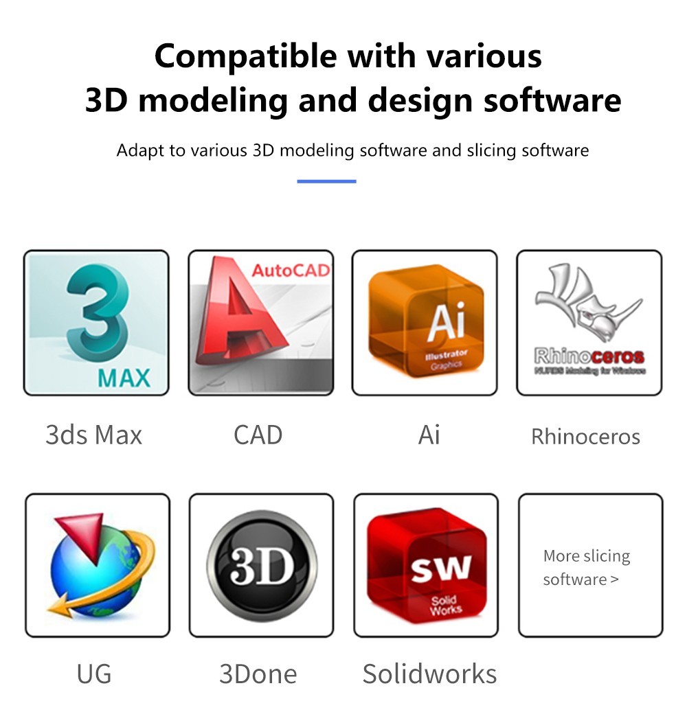 KINGROON KP3S Pro S1 3D Printer, Direct Extruder, 100mm/s Max Printing Speed, Mute Printing, 32-bit Motherboard, Resume Printing, Pre-Assembly, 200*200*200mm