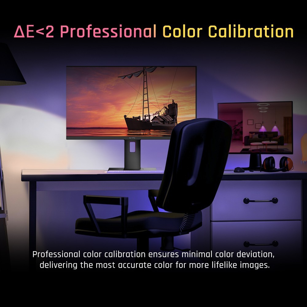 Refurbished KTC M27T20 Gaming Monitor 27 inch 2560x1440 QHD 165Hz Mini LED HVA 3ms Response Time HDMI2.0 DP1.4 Type-C USB KVM