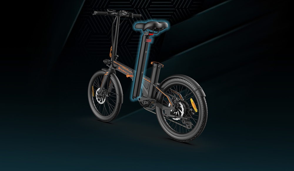 KuKirin V2 City E-bike Foldable 20'' Pneumatic Tires 36V 7.5Ah Vymeniteľná batéria 430W Motor 25km/h Maximálna rýchlosť 120kg zaťaženie