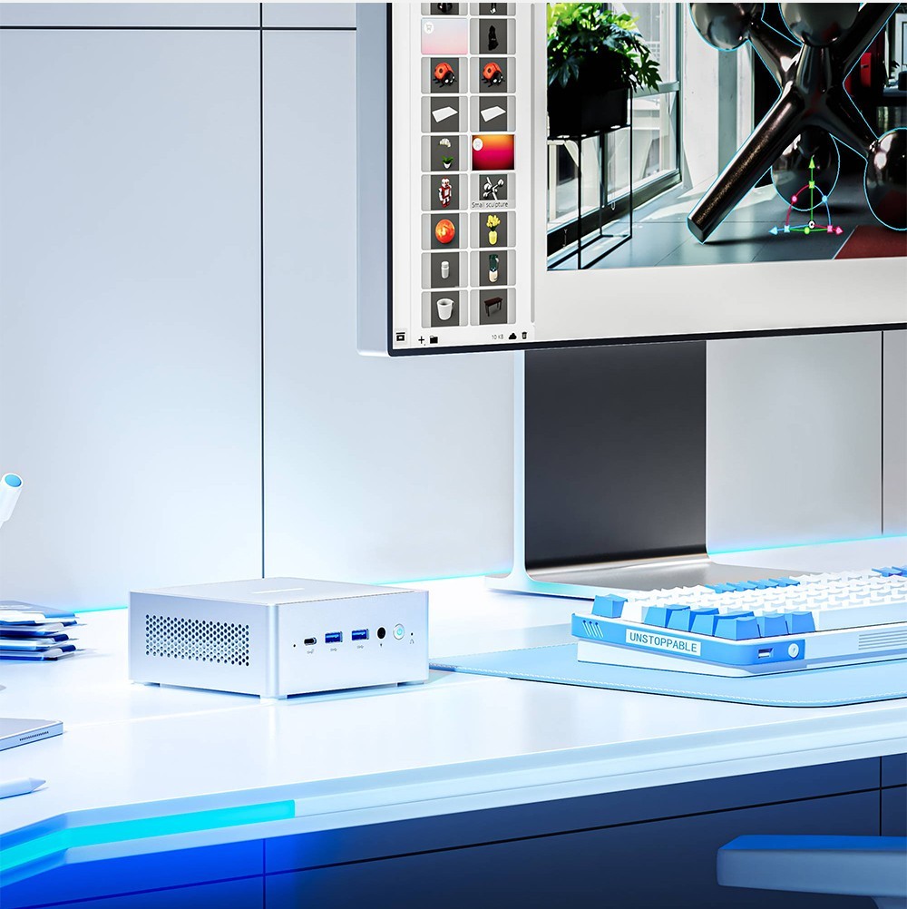 MINISFORUM NPB5 Mini PC Intel Core i5-13500H, 16GB DDR5 512GB SSD, HDMI (4K@60Hz) &times;2, USB4 (8K@60Hz)&times;2, Windows 11 Pro