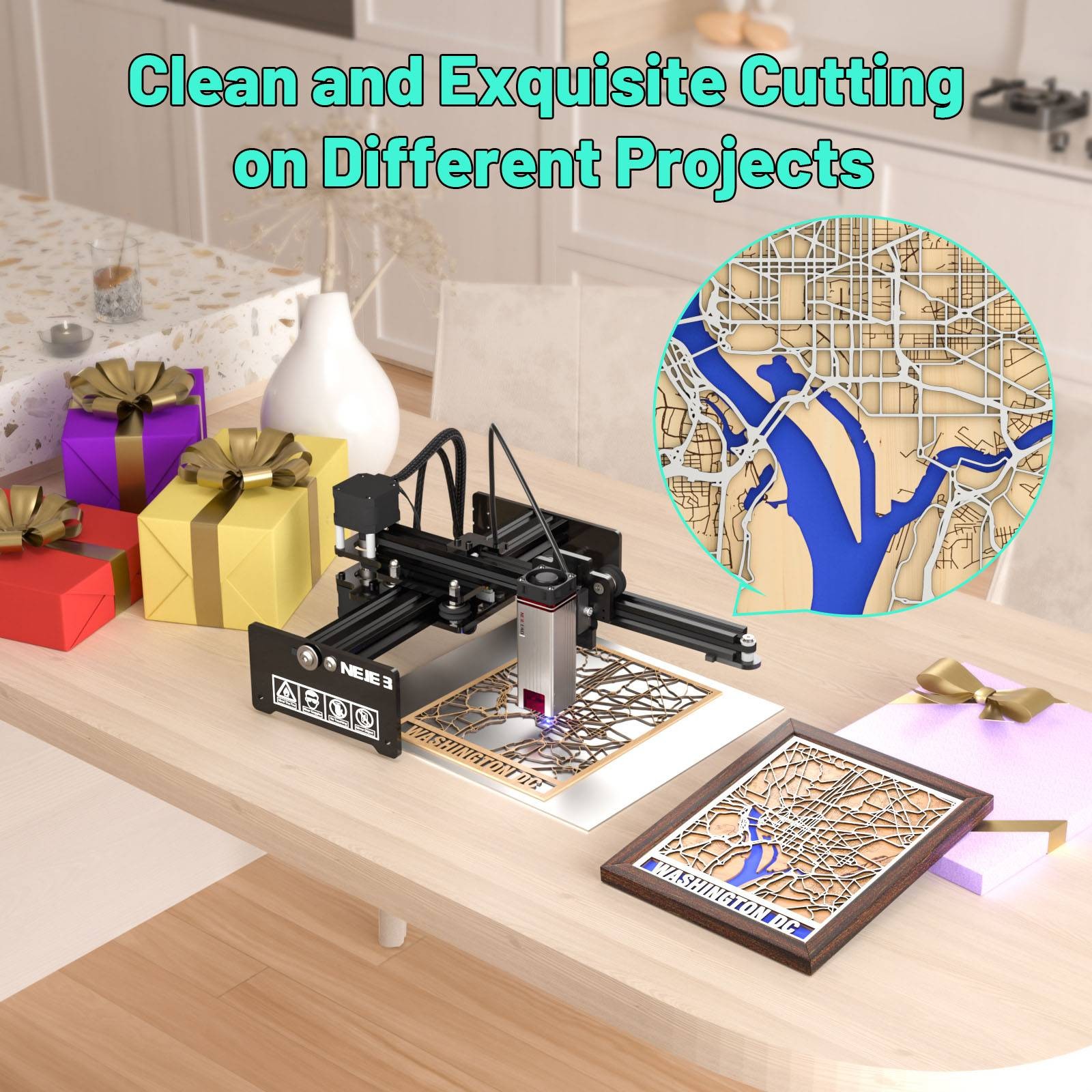 NEJE 3 E40 11W Laser Engraver Cutter
