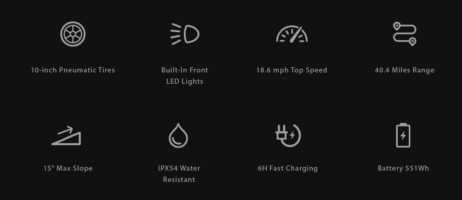 Ninebot MAX G30 Folding Electric Scooter 10 inch Tire 350W Motor 30km/h Max Speed 15.3Ah Battery 65km Range