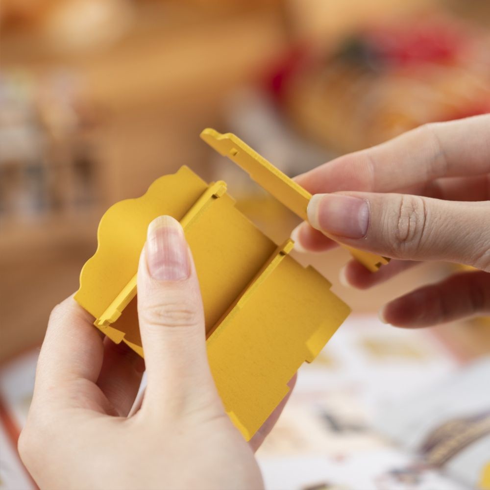 Rolife DG161 Becka's Baking House DIY Miniature Dollhouse Kit, 141pcs