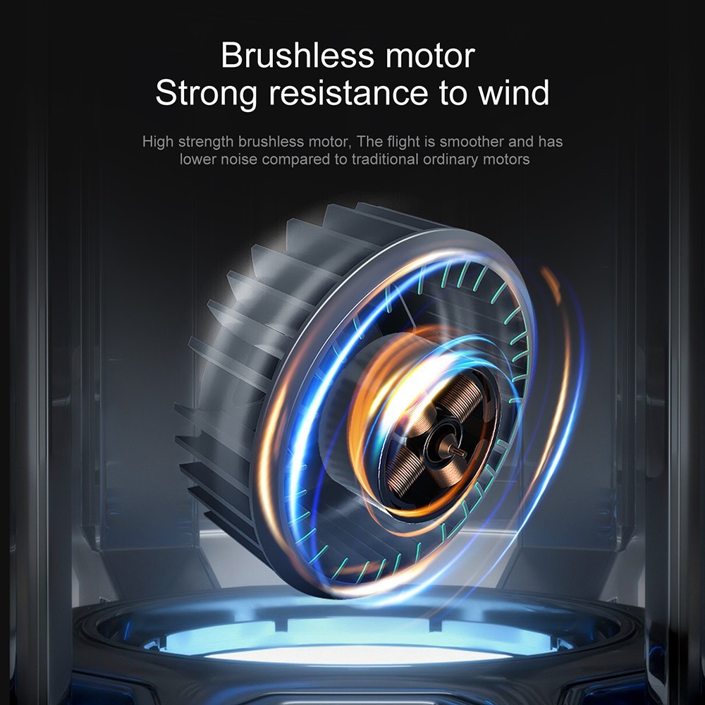 S99 Max RC Drone Dual 4K HD WiFi FPV 2.4GHz 4-Sided Obstacle Avoidance With Light 1 Battery - Grey