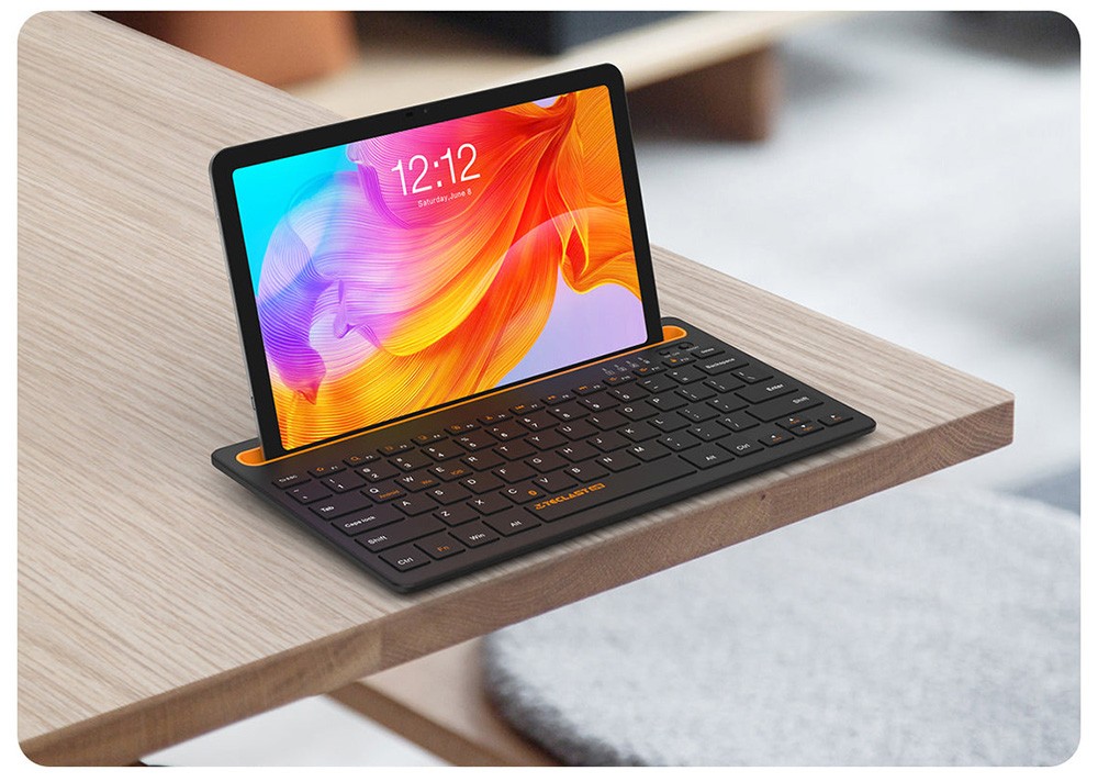 Teclast KS10 Bluetooth Tablet Keyboard with Stand Compatible with Windows, Android, and iOS Devices