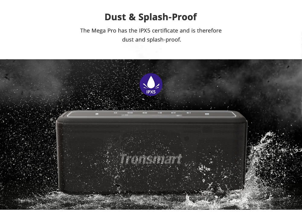 Refurbished Tronsmart Mega Pro 60W Home Bluetooth Speaker Black
