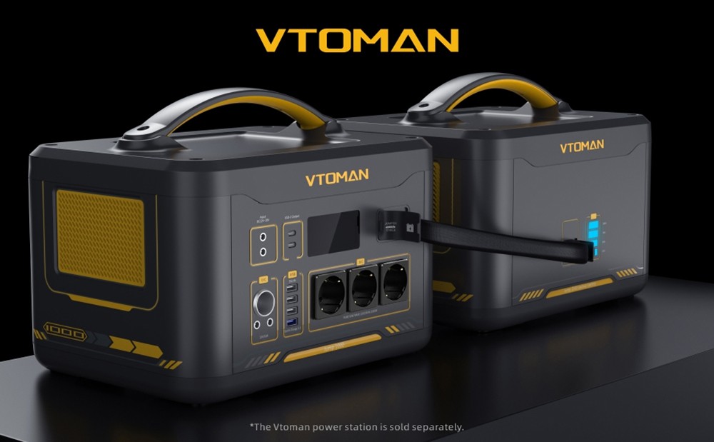 VTOMAN Jump 1500 Extra Battery, 1548Wh LiFePO4 Cells, Compatible with Jump 1000 / Jump 1500X / Jump 1800 / Jump 2200