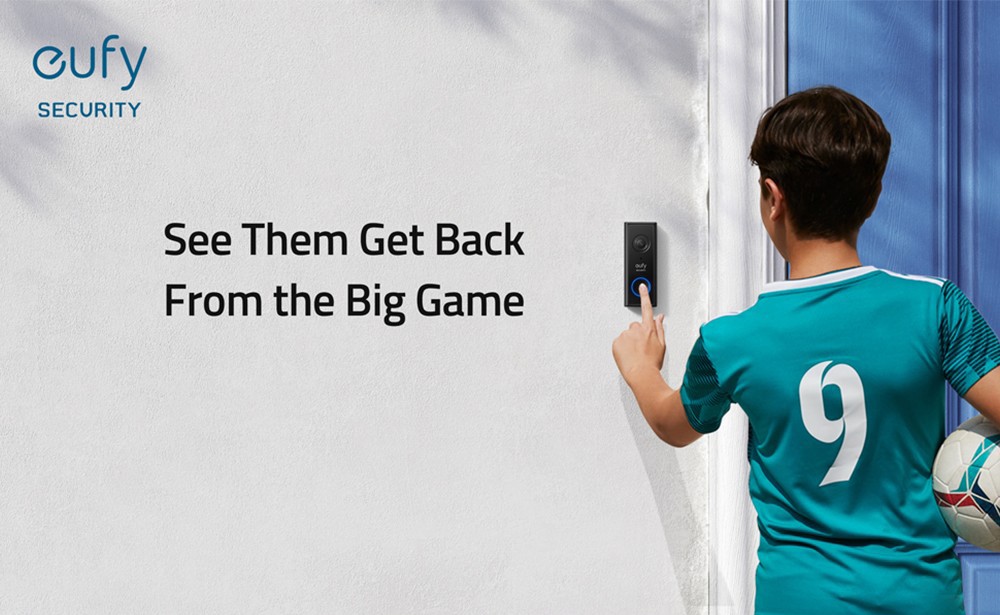 eufy C210 Video Doorbell Kit, 1080P Resolution, Human Detection, 2-Way Audio, 120-day Battery, Free Wireless Chime