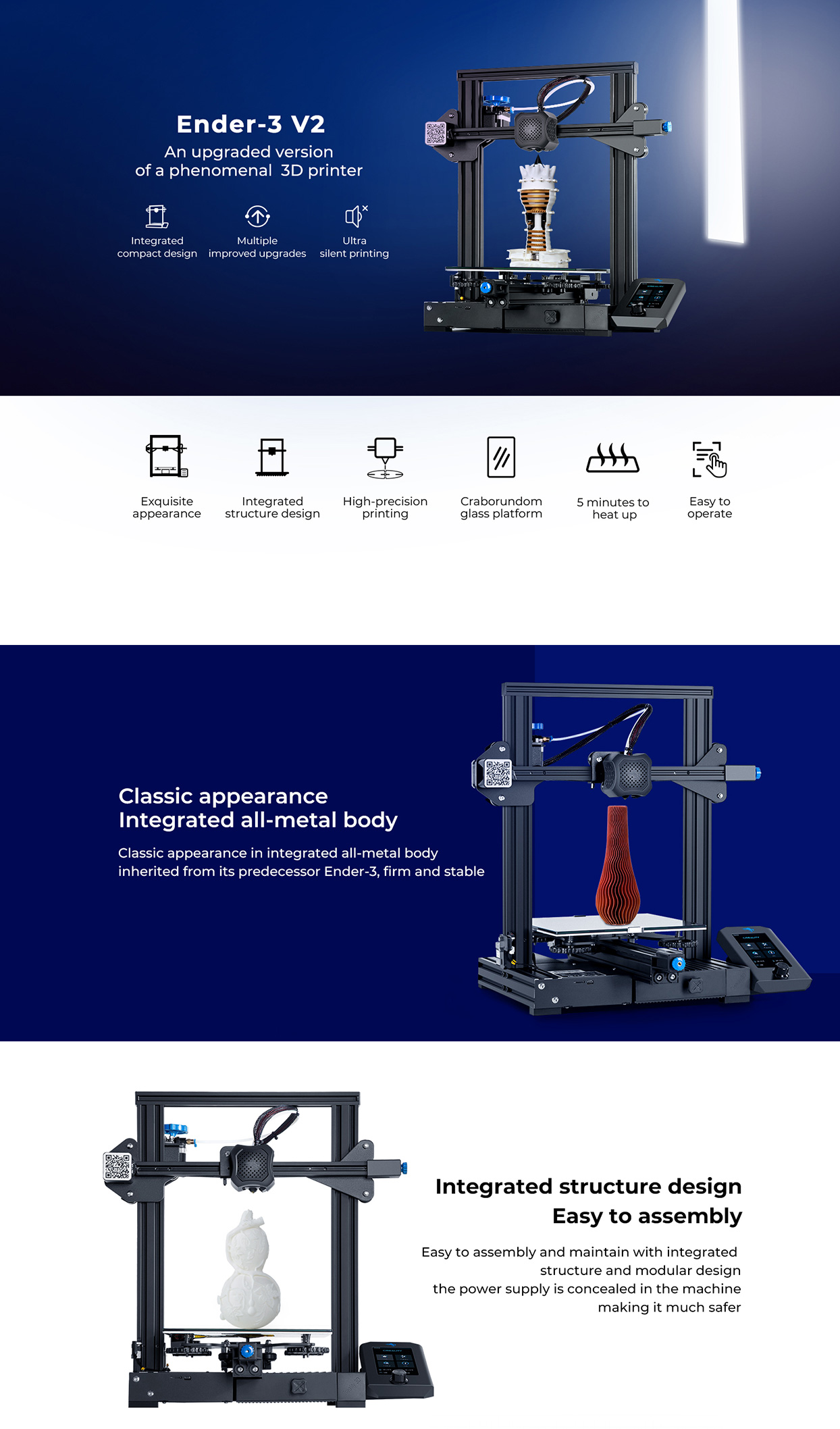 Creality Ender-3 V2  3D Printer
