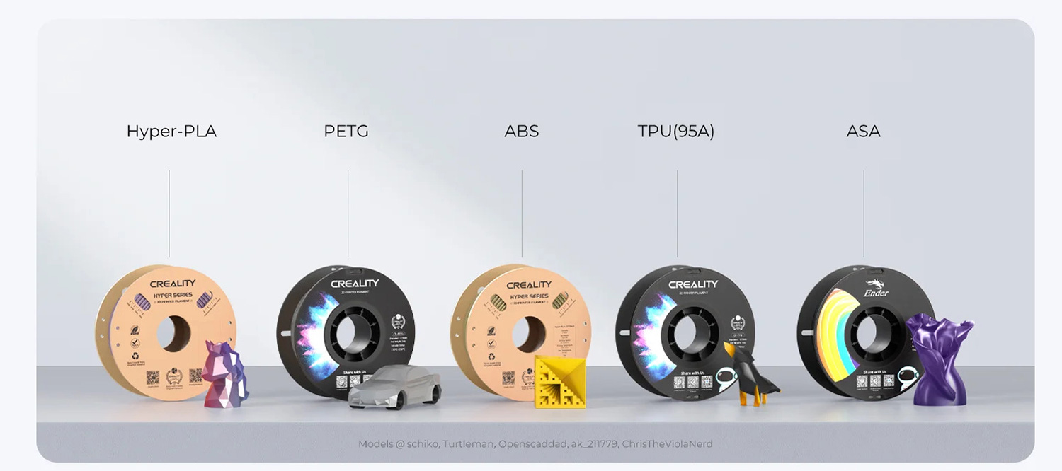 3D tlačiareň Creality Ender-3 V3 KE, automatické vyrovnávanie, 0. Presnosť tlače 1 mm, max. rýchlosť tlače 500 mm/s, 220*220*240 mm