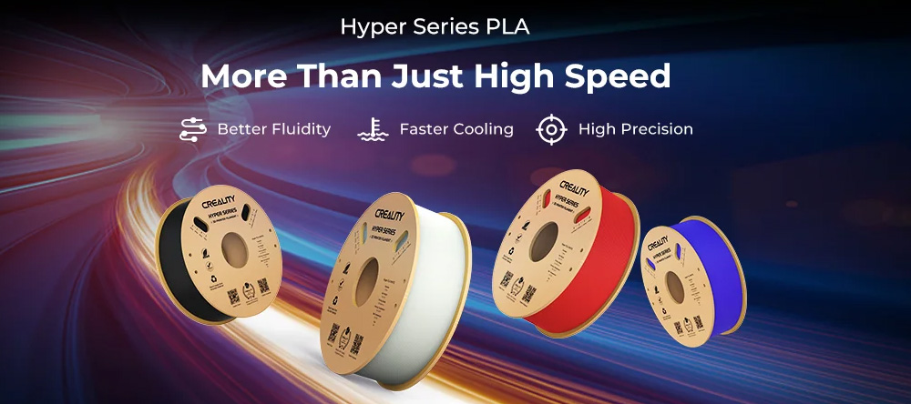 Creality Hyper Series PLA Filament 1.75mm 1KG - modrá