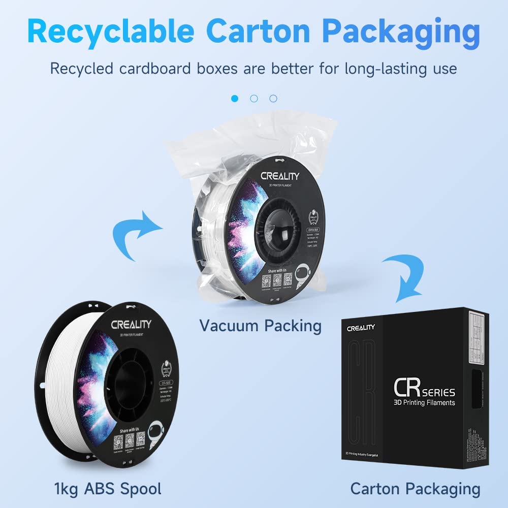 Creality CR Series ABS Filament 1.75mm 1KG - White