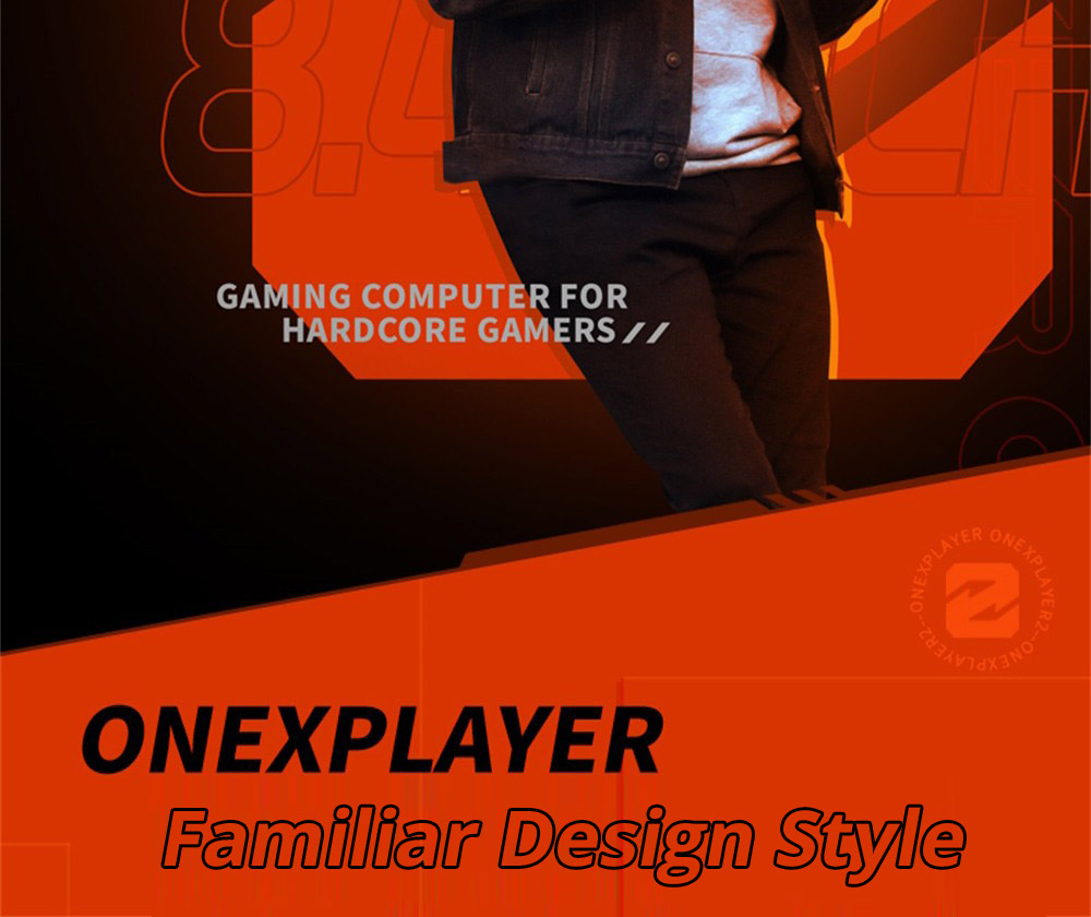 One Netbook OneXPlayer 2 Pro 5 in 1 Handheld Gaming PC 8.4'' 2K IPS Screen AMD Ryzen 7 7840U 32GB LPDDR5 RAM 2TB M.2 Windows 11 EU - Black