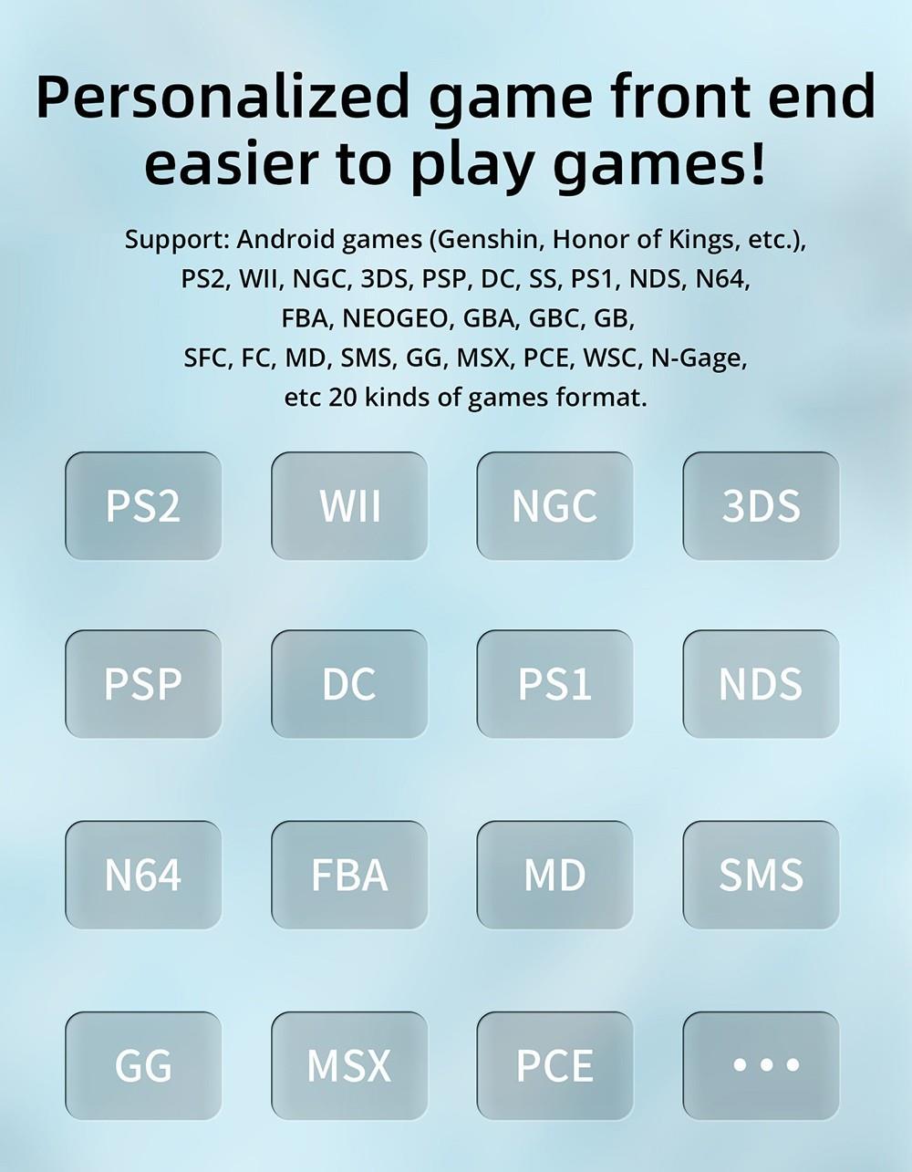 ANBERNIC RG405V Game Console, 4GB LPDDR4 128GB eMMC, Android 12, 5G WiFi, Bluetooth 5.0 - Purple