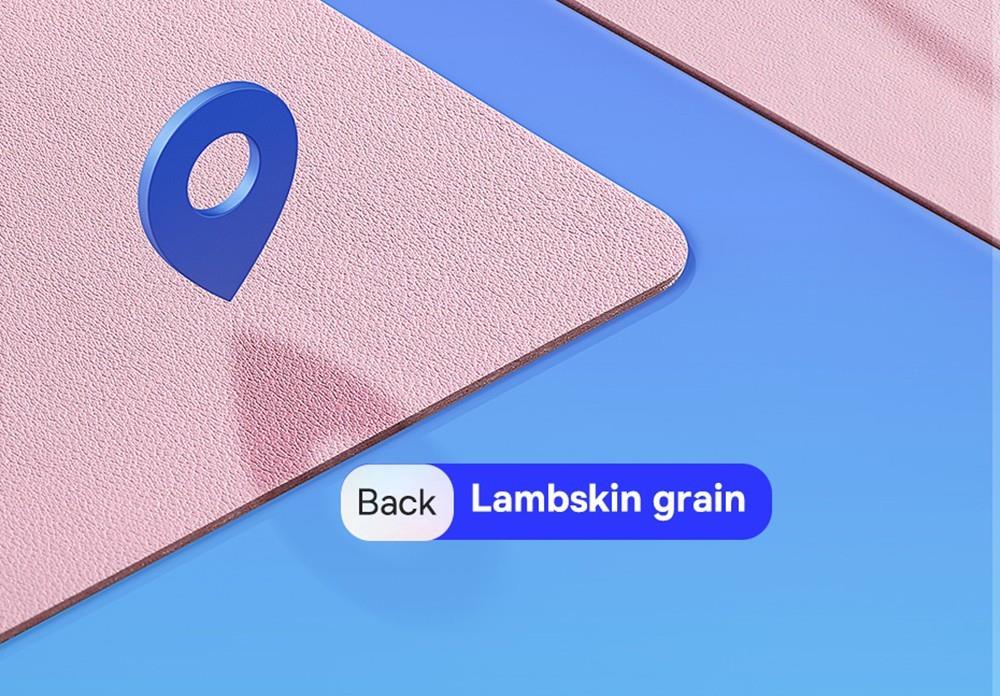 Baseus Mouse Pad PU Leather Waterproof Spill, Scratch Resistant - Pink