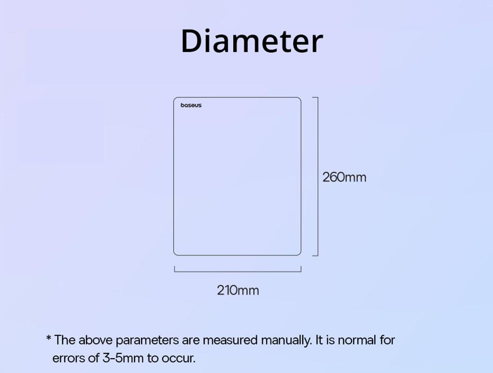 Baseus Mouse Pad PU Leather Waterproof Spill, Scratch Resistant - Pink