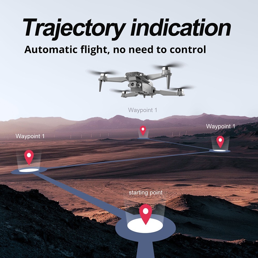 E88 EVO Brushless Motor Drone with Dual Cameras, 2.4GHz, 2.4G WIFI, Optical Flow Positioning, 2 Batteries, Grey