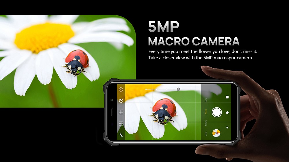 FOSSiBOT F101 Rugged Smartphone, 4GB+64GB, AI Triple Camera, 123dB Speaker, 10600mAh Large Battery, Fingerprint/Face Unlock, 5.45 inch HD+ IPS Screen, Android 12