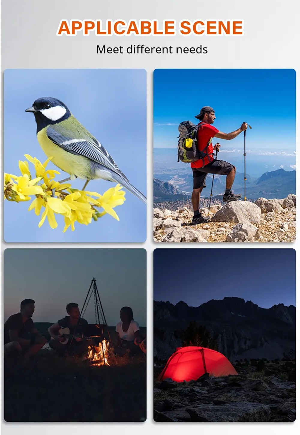 GTMEDIA N2 Binocular Night Vision Goggles, 32G Memory Card, 5X Times Zoom, 2.31inch HD Screen