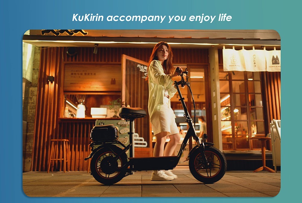 Kukirin C1 Pro Electric Scooter 14x2.5 palcové terénne pneumatiky 500W motor 45km/h max. rýchlosť 48V 25Ah batéria 100km dojazd