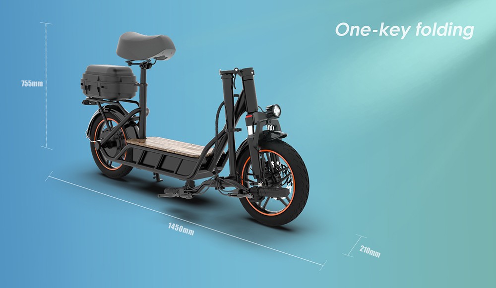 Kukirin C1 Pro Electric Scooter 14x2.5 palcové terénne pneumatiky 500W motor 45km/h max. rýchlosť 48V 25Ah batéria 100km dojazd