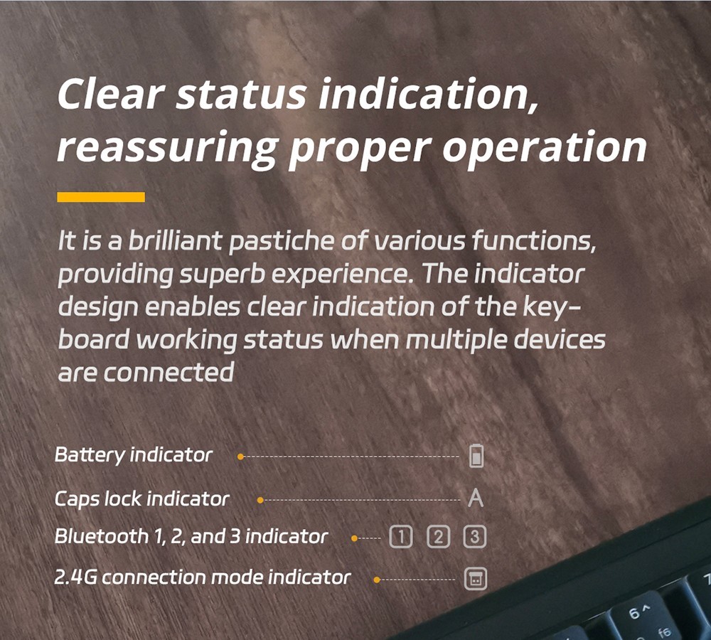MIIIW POP Series Z680cc Mechanical Keyboard 68 Keys Three-mode - Gateron Brown Switch