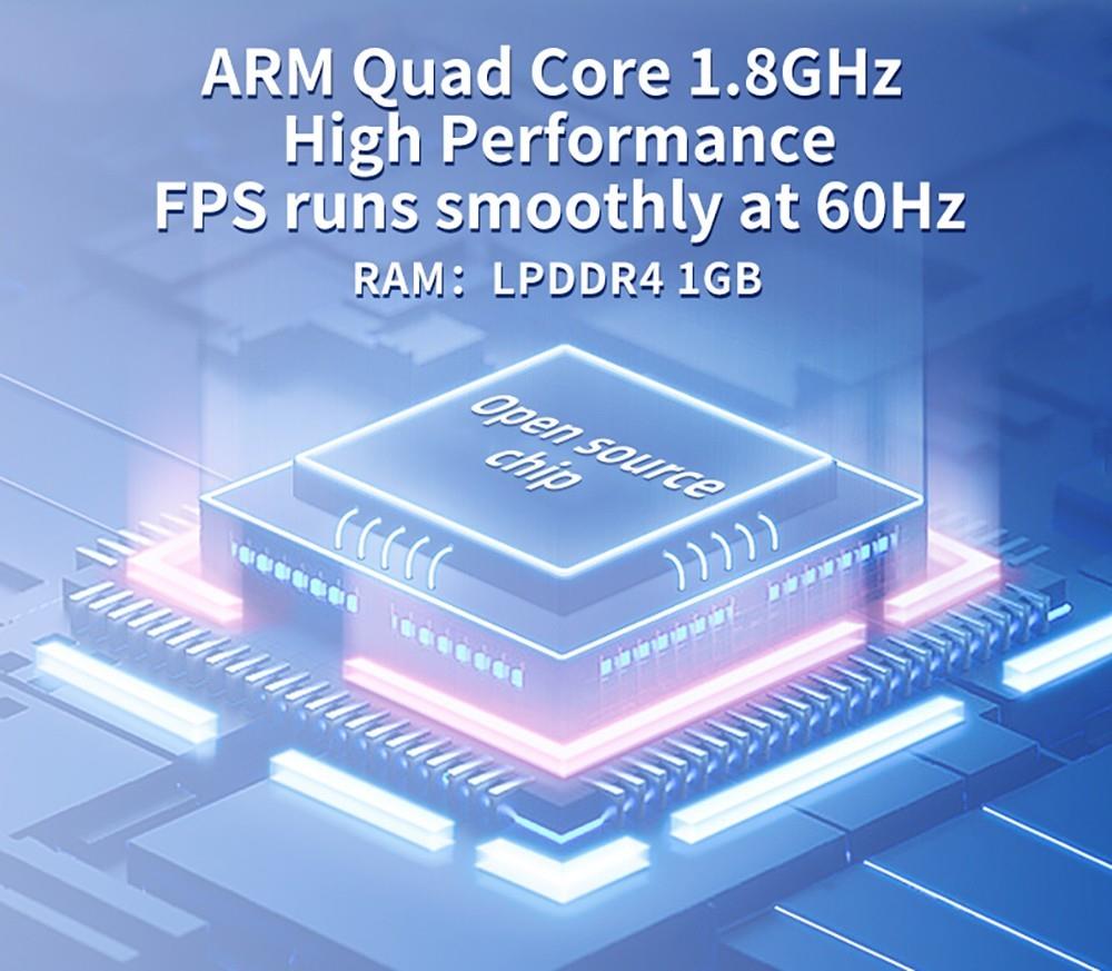 Powkiddy RGB30 Handheld Game Console Open Source Linux 16GB TF Card, 5G WiFi - White