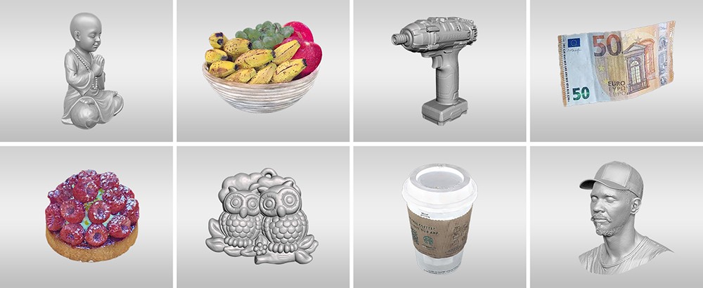 Revopoint INSPIRE 3D Scanner Standard Edition, 0.2 mm Single-Frame Accuracy, 0.3mm Point Distance, 500mm Max Scan Distance, Up to 18fps Scan Speed, Color Scanning, Minimum Scan Volume 50x50x50mm