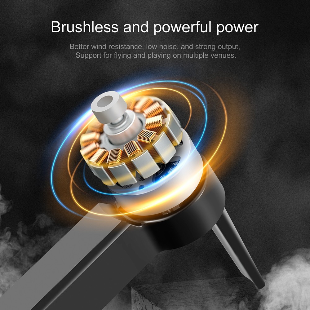 S151 Foldable Brushless Drone 2.4GHz Optical Flow Positioning 4-Sided Obstacle Avoidance - 2 Batteries, Three Cameras