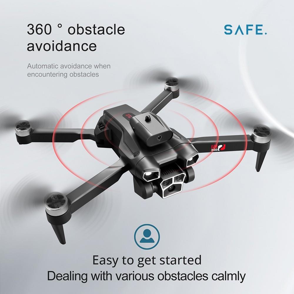 S151 Foldable Brushless Drone 2.4GHz Optical Flow Positioning 4-Sided Obstacle Avoidance - 1 Battery, Dual Cameras