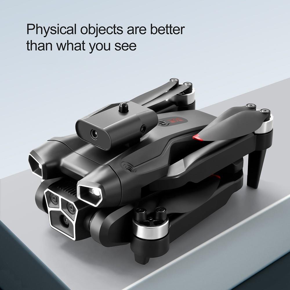 S151 Foldable Brushless Drone 2.4GHz Optical Flow Positioning 4-Sided Obstacle Avoidance - 1 Battery, Dual Cameras
