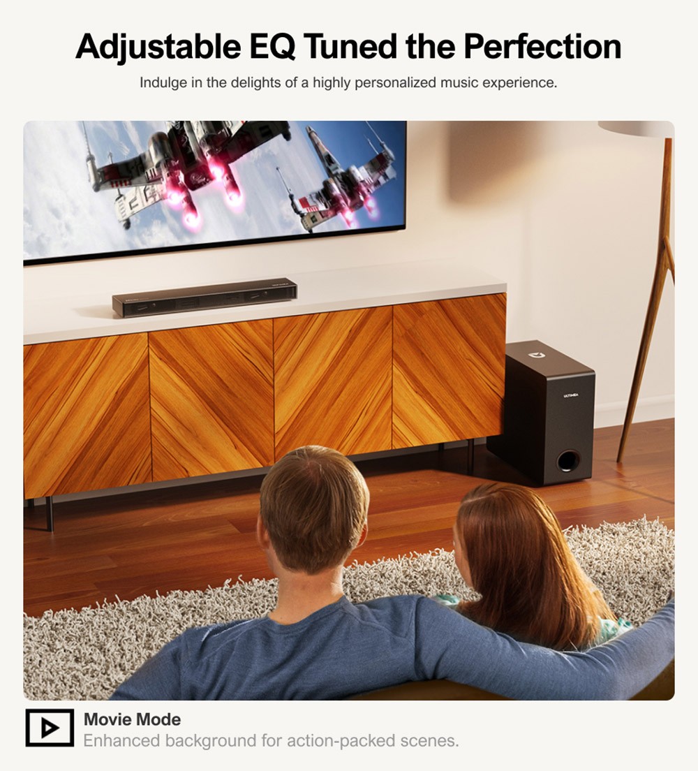 Ultimea Nova S50 Soundbar Subwoofer Kit Dolby Atmos Certification