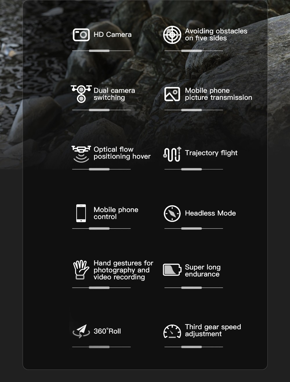 ZLL SG105 RC Drone HD Camera Optical Flow Positioning Foldable Quadcopter, 1 Battery